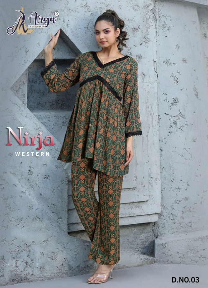 Nirja By Arya Ladies Top  With Bottom Catalog